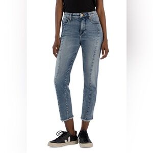 Kut from the Kloth Medium Blue Cropped Jeans